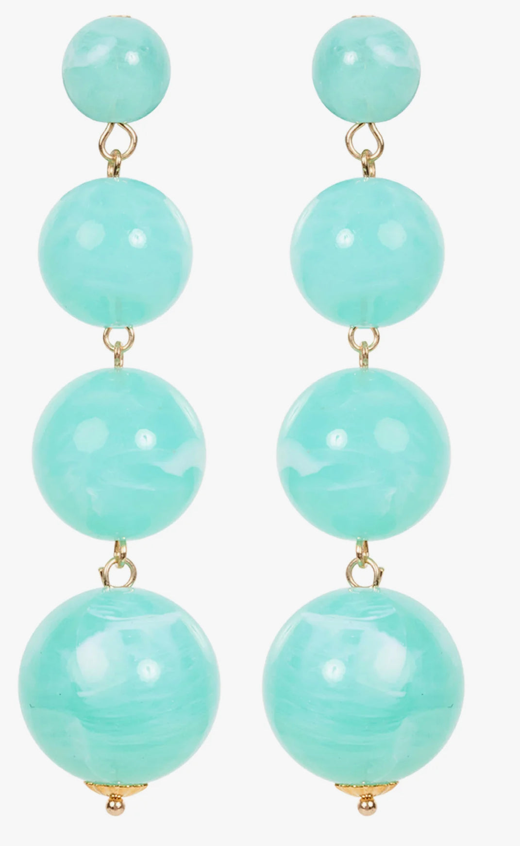 Baja Bead Earring- Mint