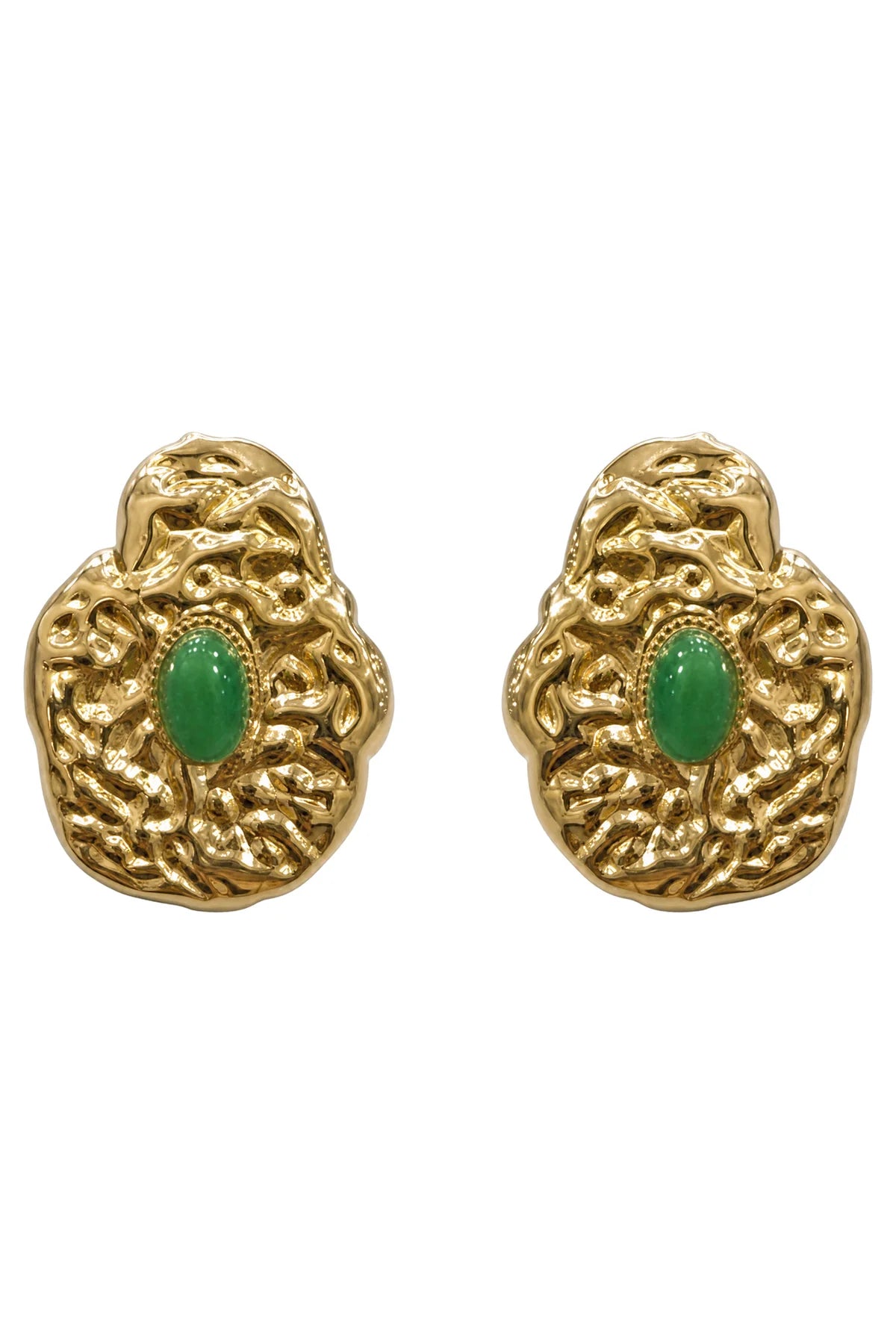 Paloma Earring - Green Drop