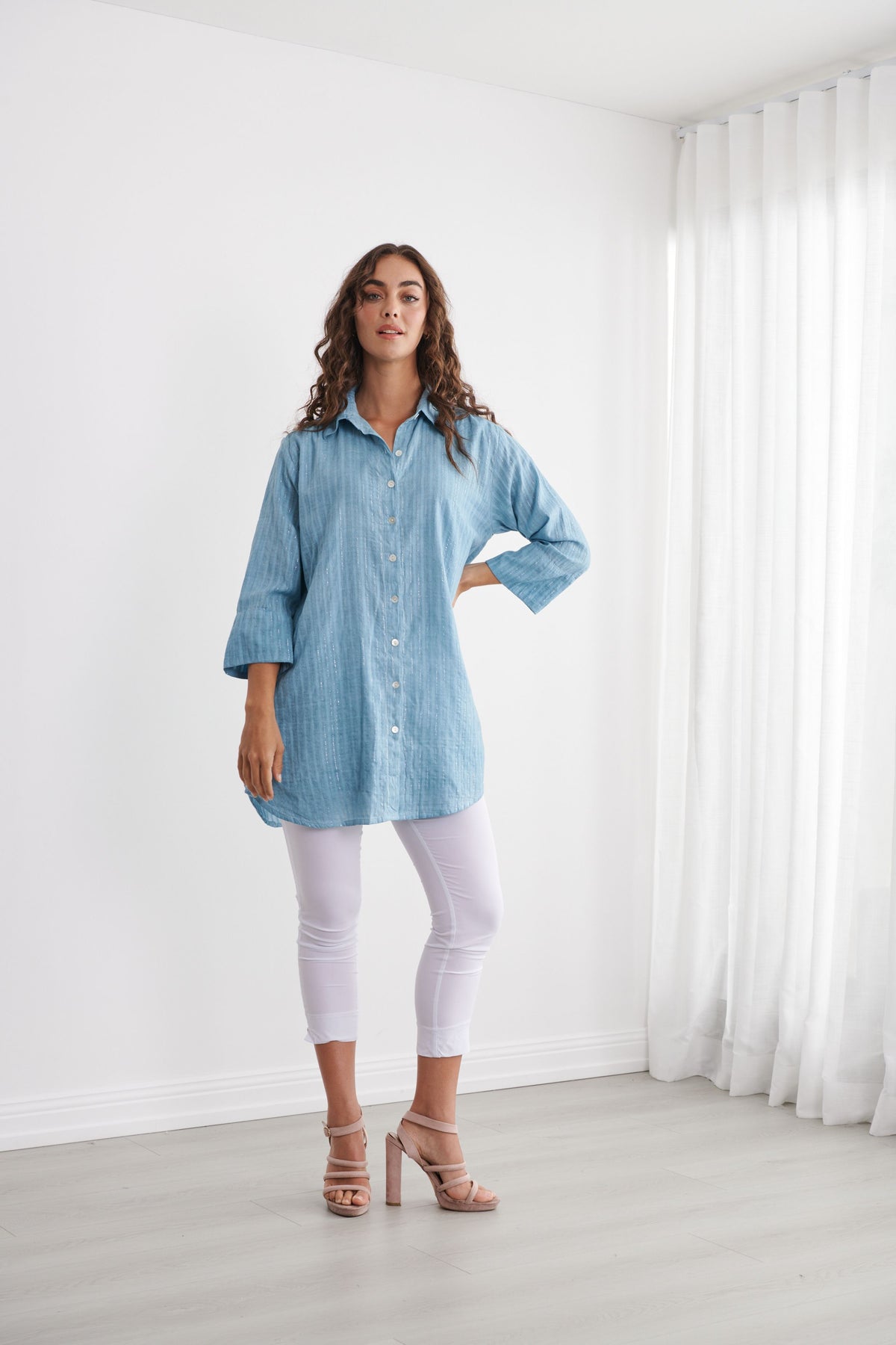 Caju Sparkle Through Top
