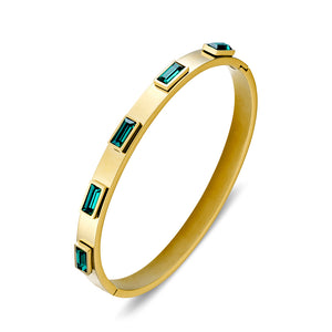 Allure Bangle - Emerald