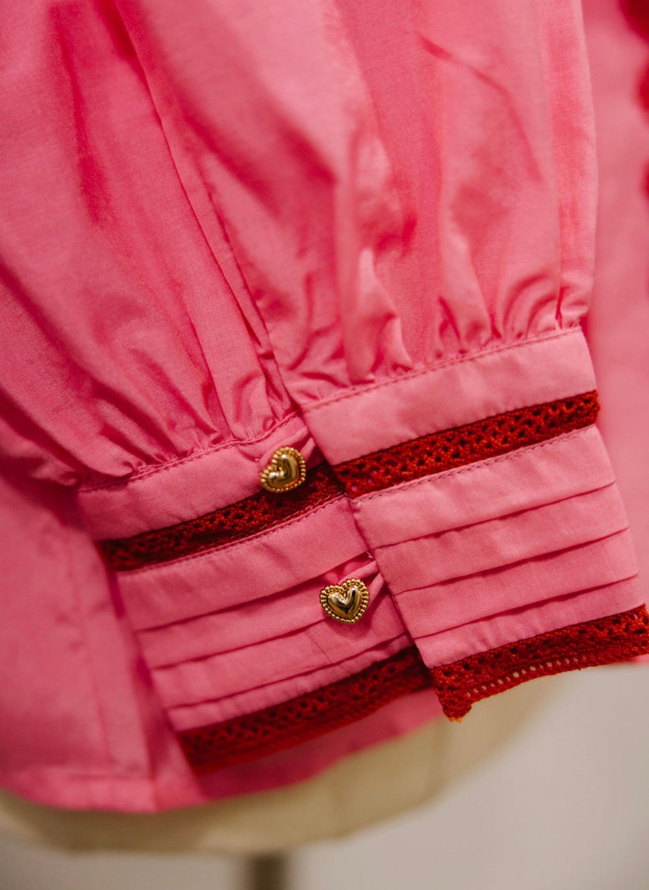 Emily Love Lock Anya Blouse Thrift Pink