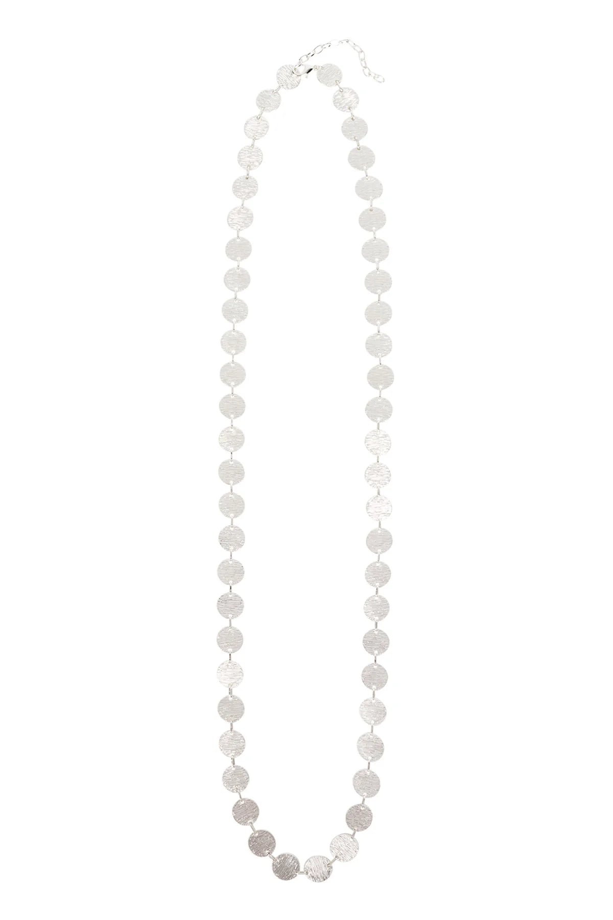 Tala Token Necklace- Silver