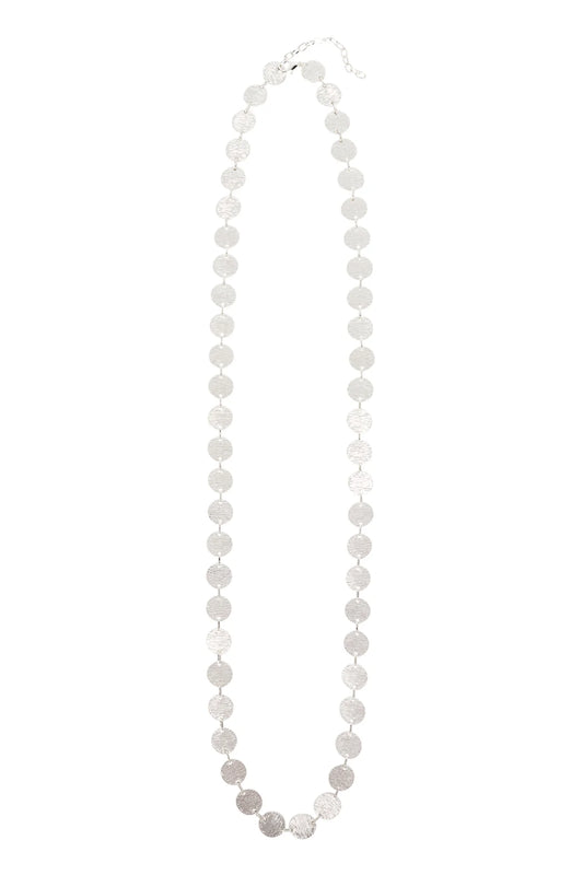 Tala Token Necklace- Silver