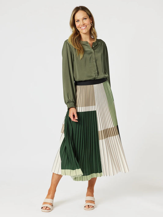 Vienna Pleat Skirt