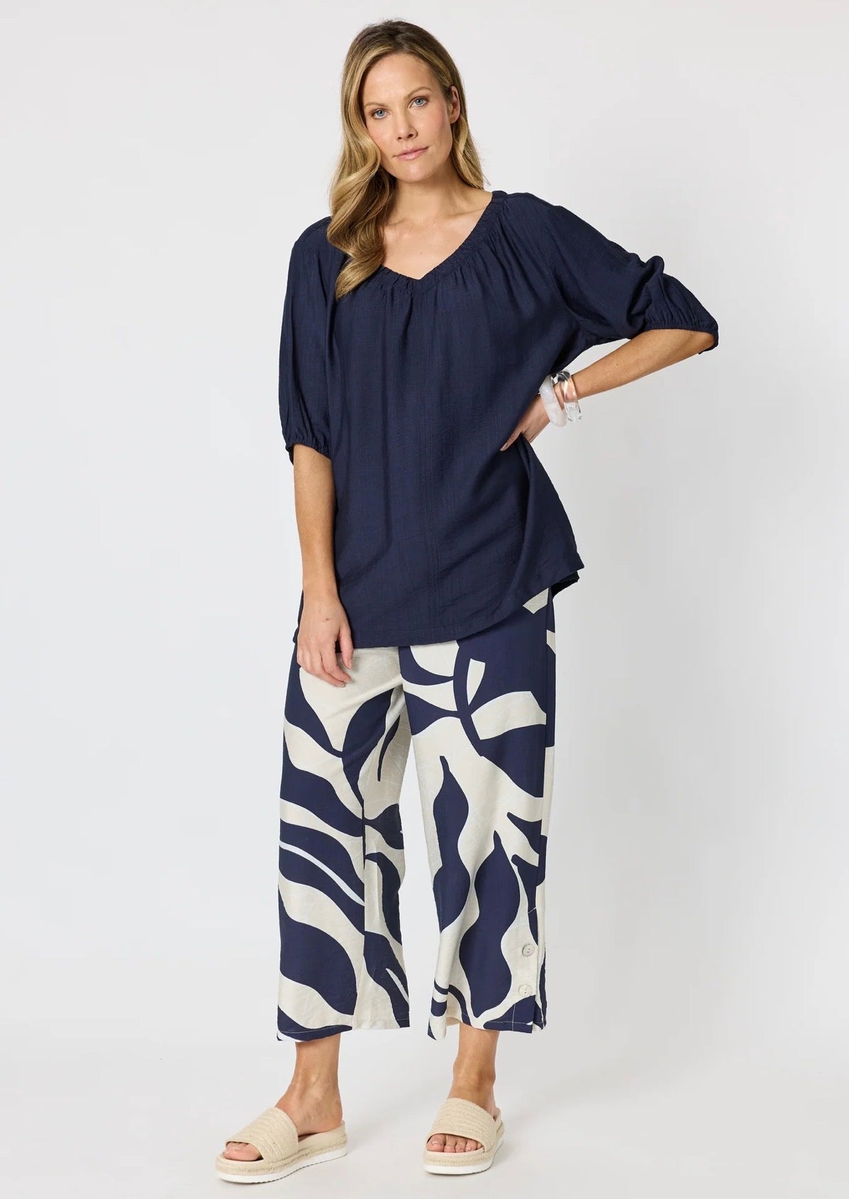Marina Bay Top - Navy