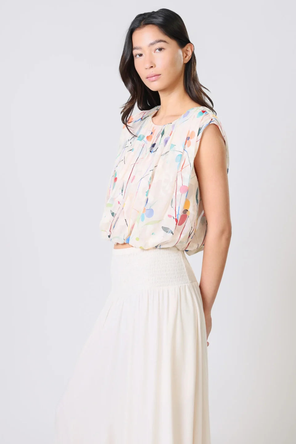 Splendour & Sass Falls Top - Cream