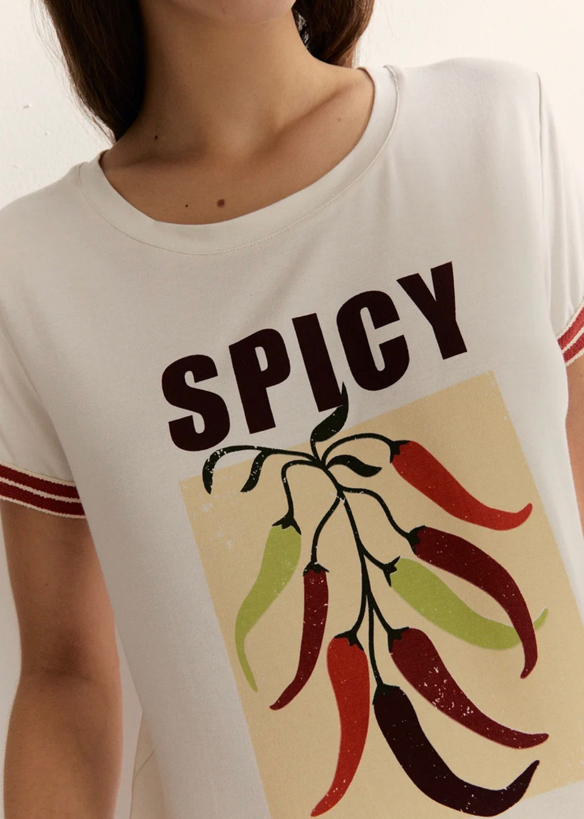 Paz Torras Spicy TShirt - Ivory