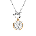 Allure Coin Necklace - Silver