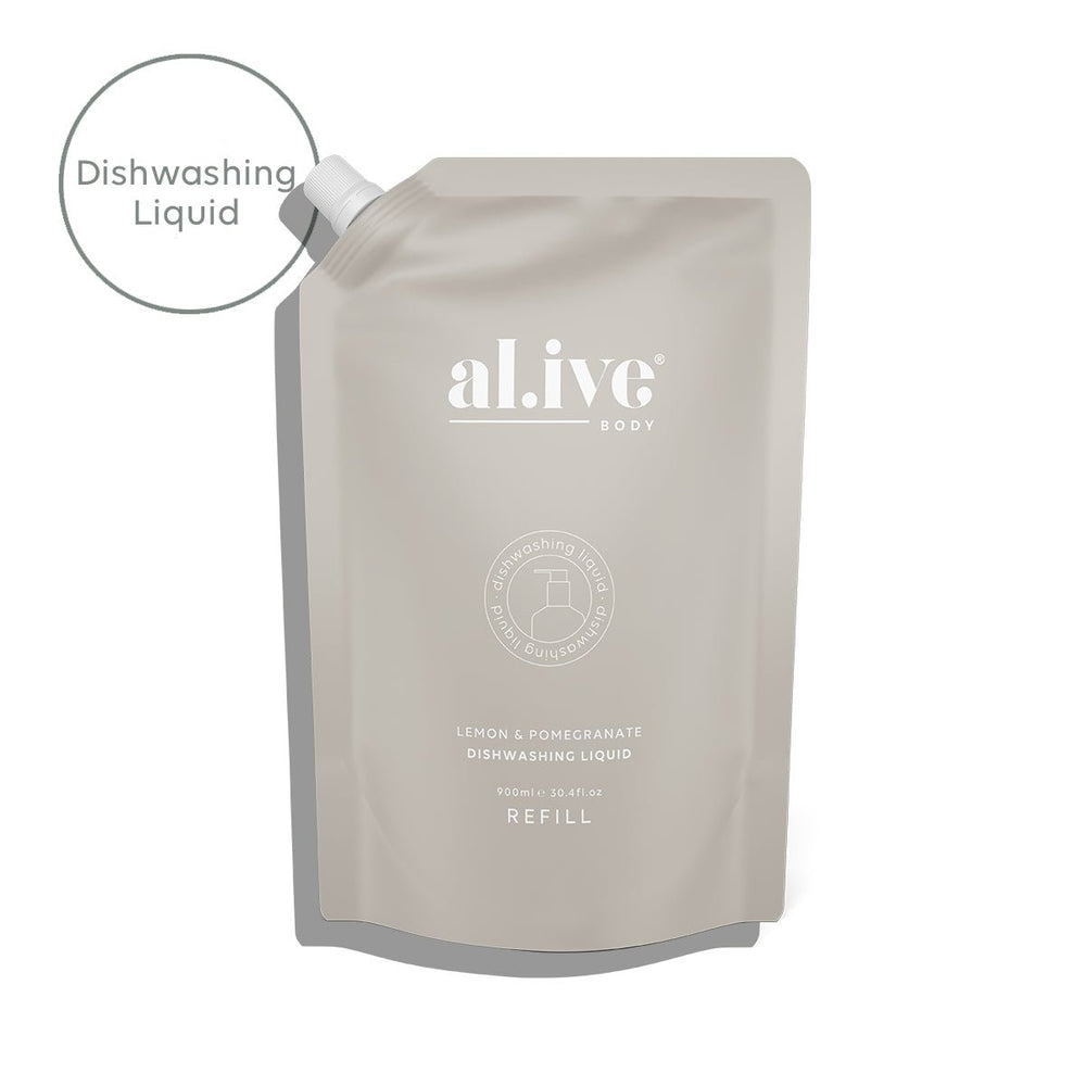 Al.ive Dishwashing Liquid Refill - Pomegranite/Lemon