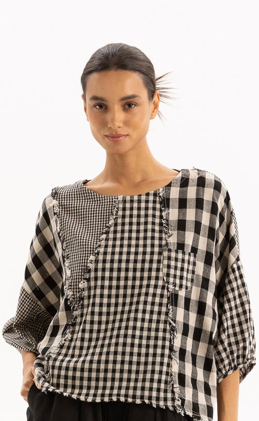 Abbie Top - Check