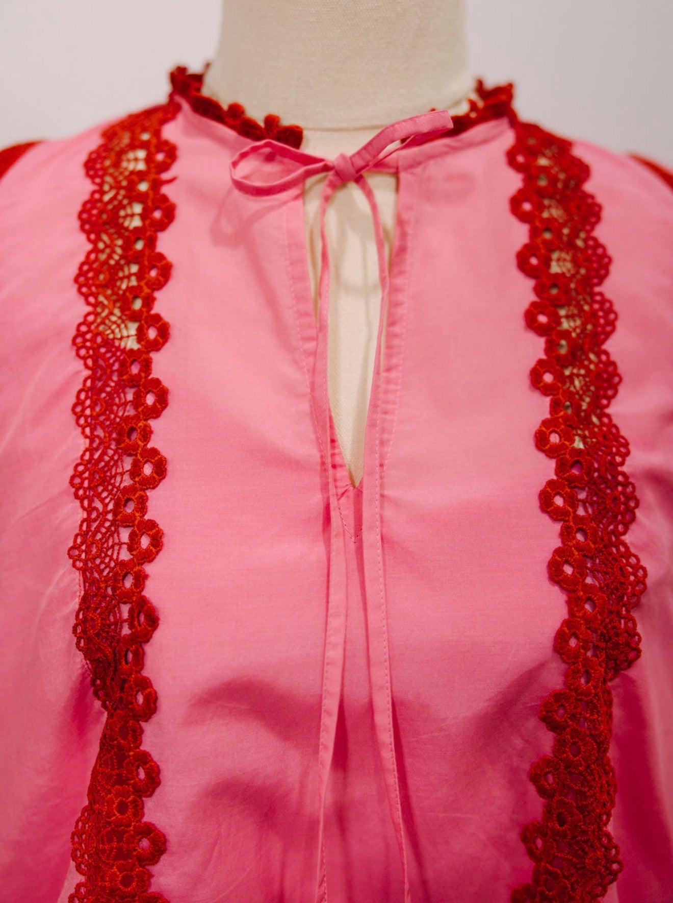 Emily Love Lock Anya Blouse Thrift Pink