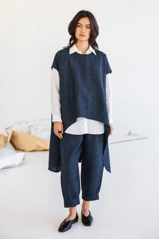 Aurora Top - Navy