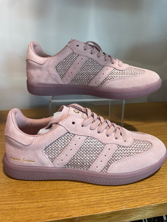 Goodsole Parallel- Pink Lavander Raffia