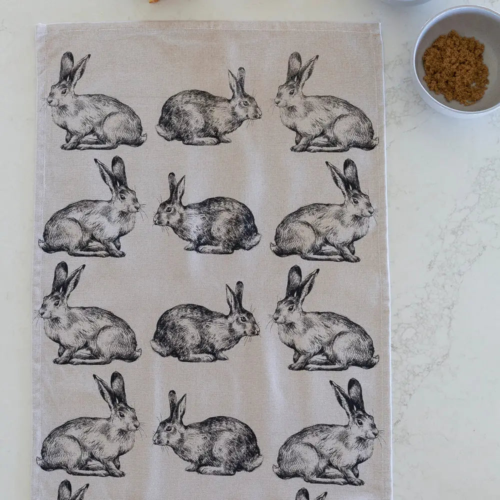 Tea Towel - Hares
