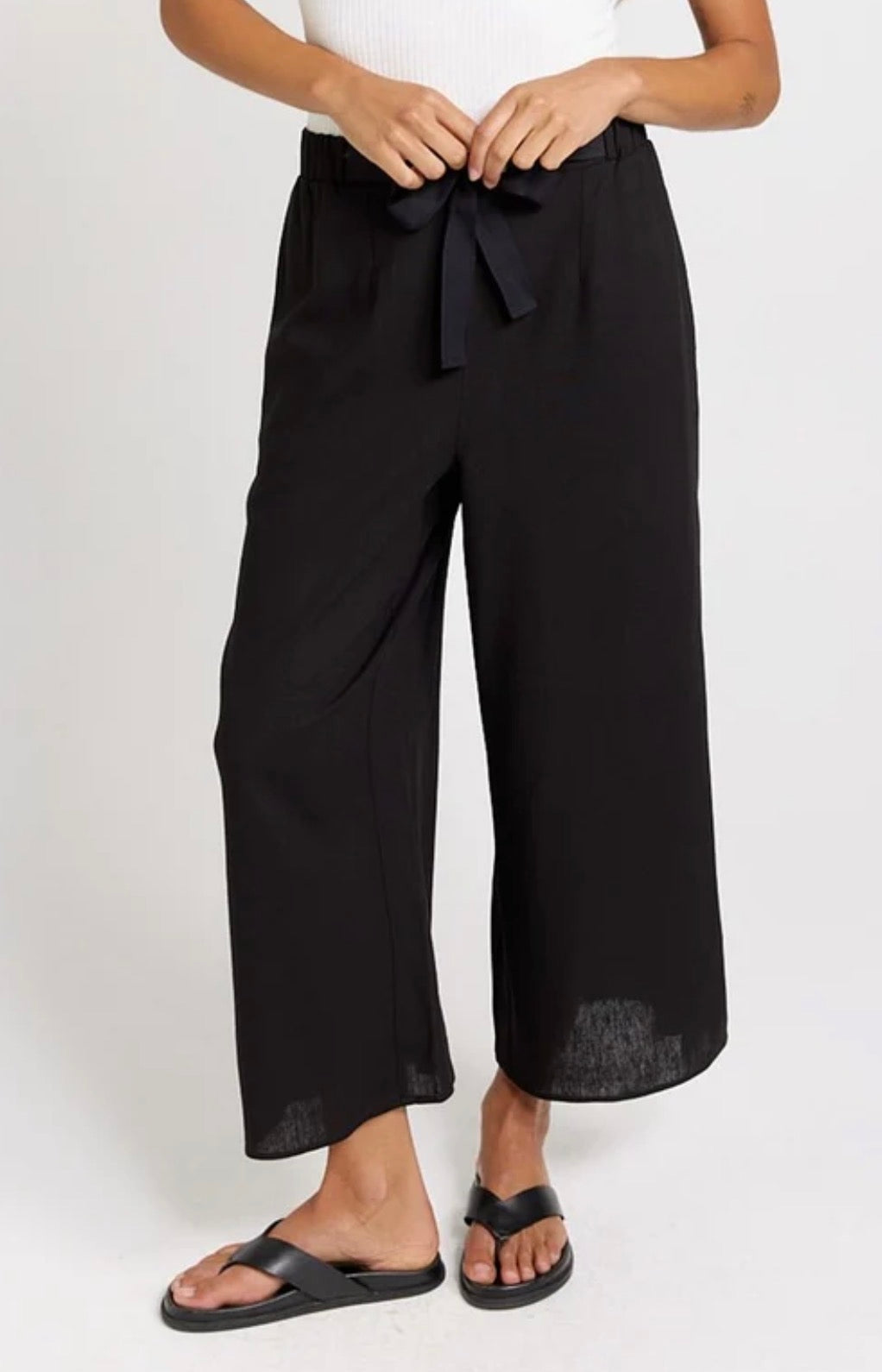 Bella Crop Wide Leg Pants