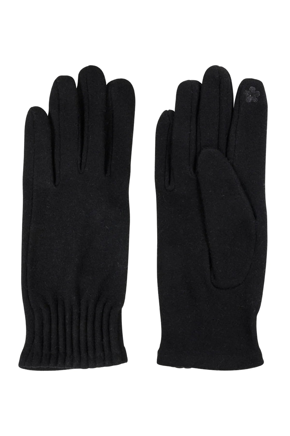 Berber Rib Gloves-Black