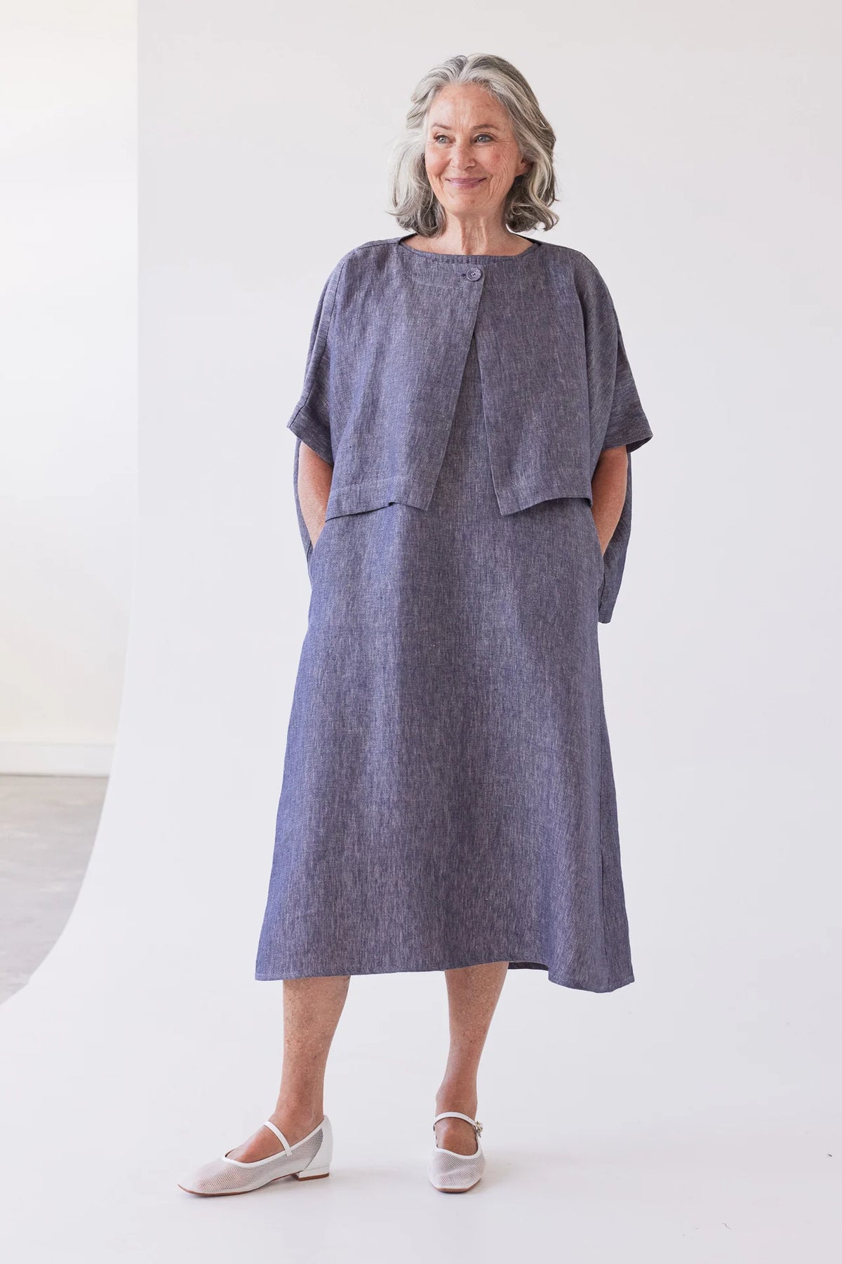 Eva’s Sunday - Tussie Capelet / Dusty Denim