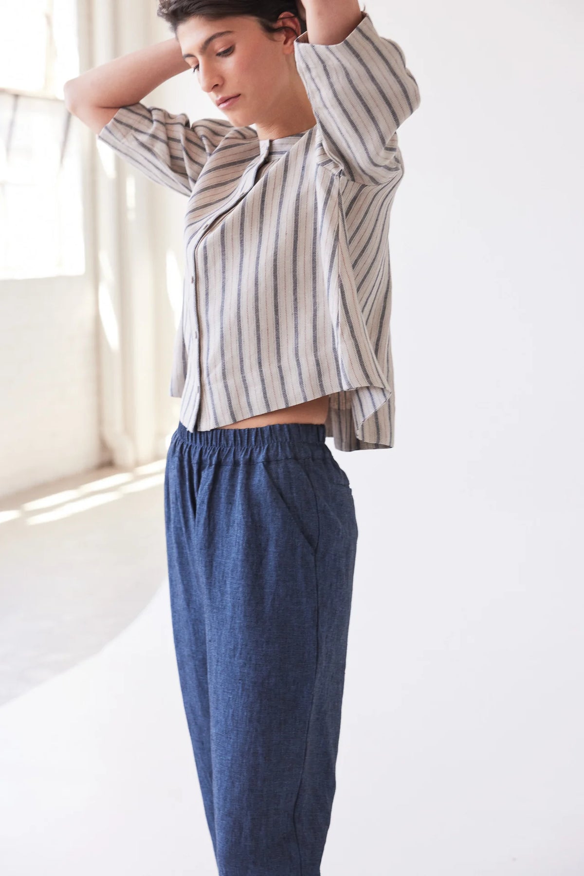 Eva’s Sunday - Leighton Narrow Leg Pant Navy