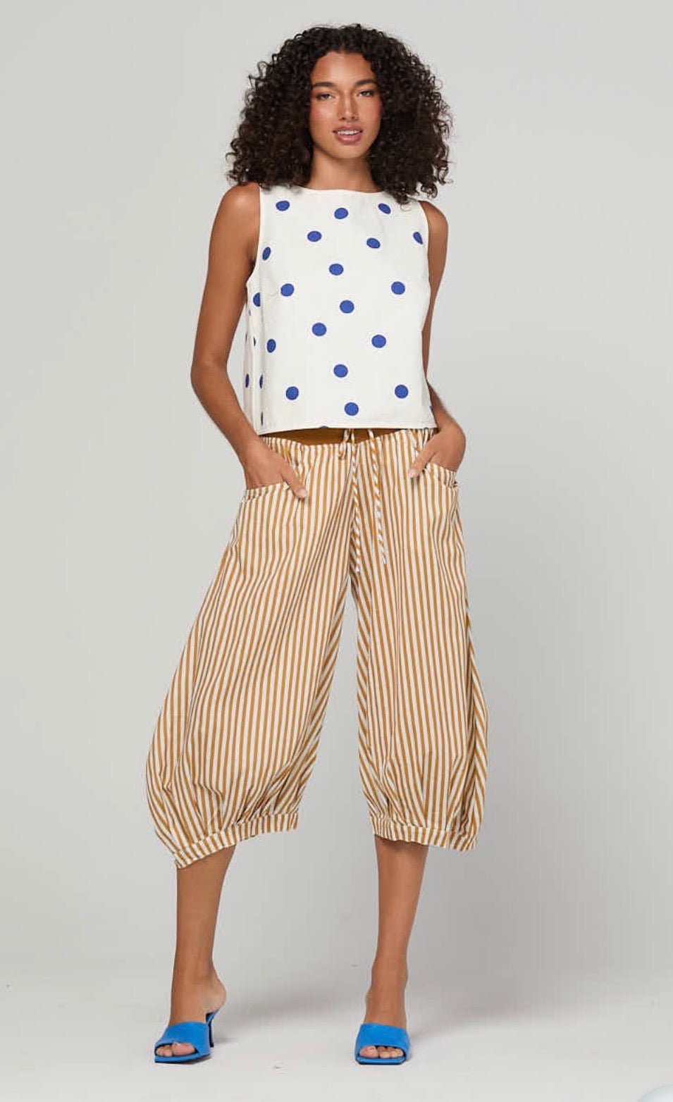 Guru Pant - Mustard Stripe