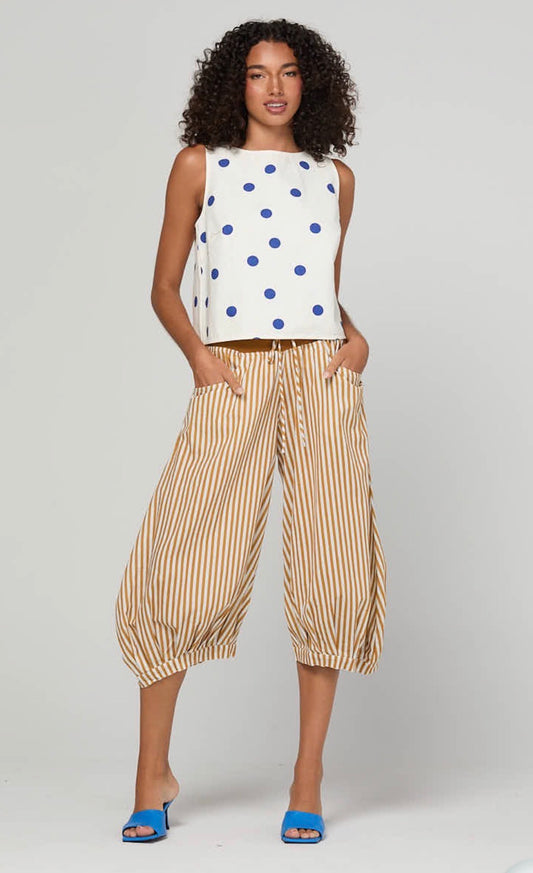 Guru Pant - Mustard Stripe