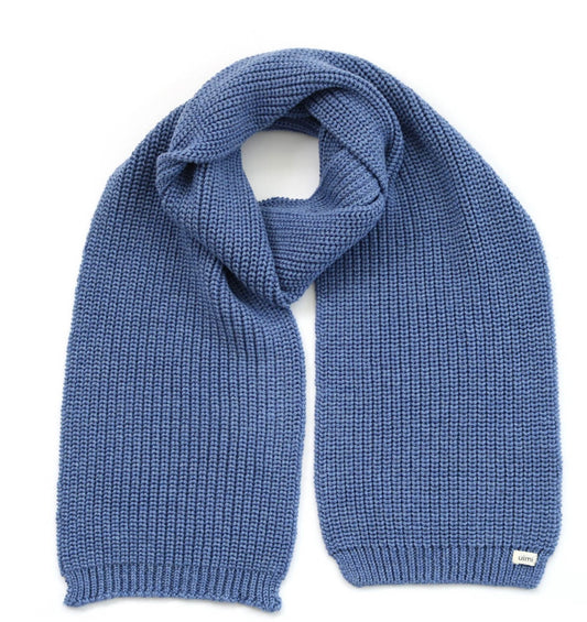 Ernest Merino Wool Scarf - Sapphire