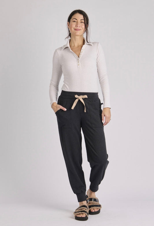 Pocket Detail Pant - Black
