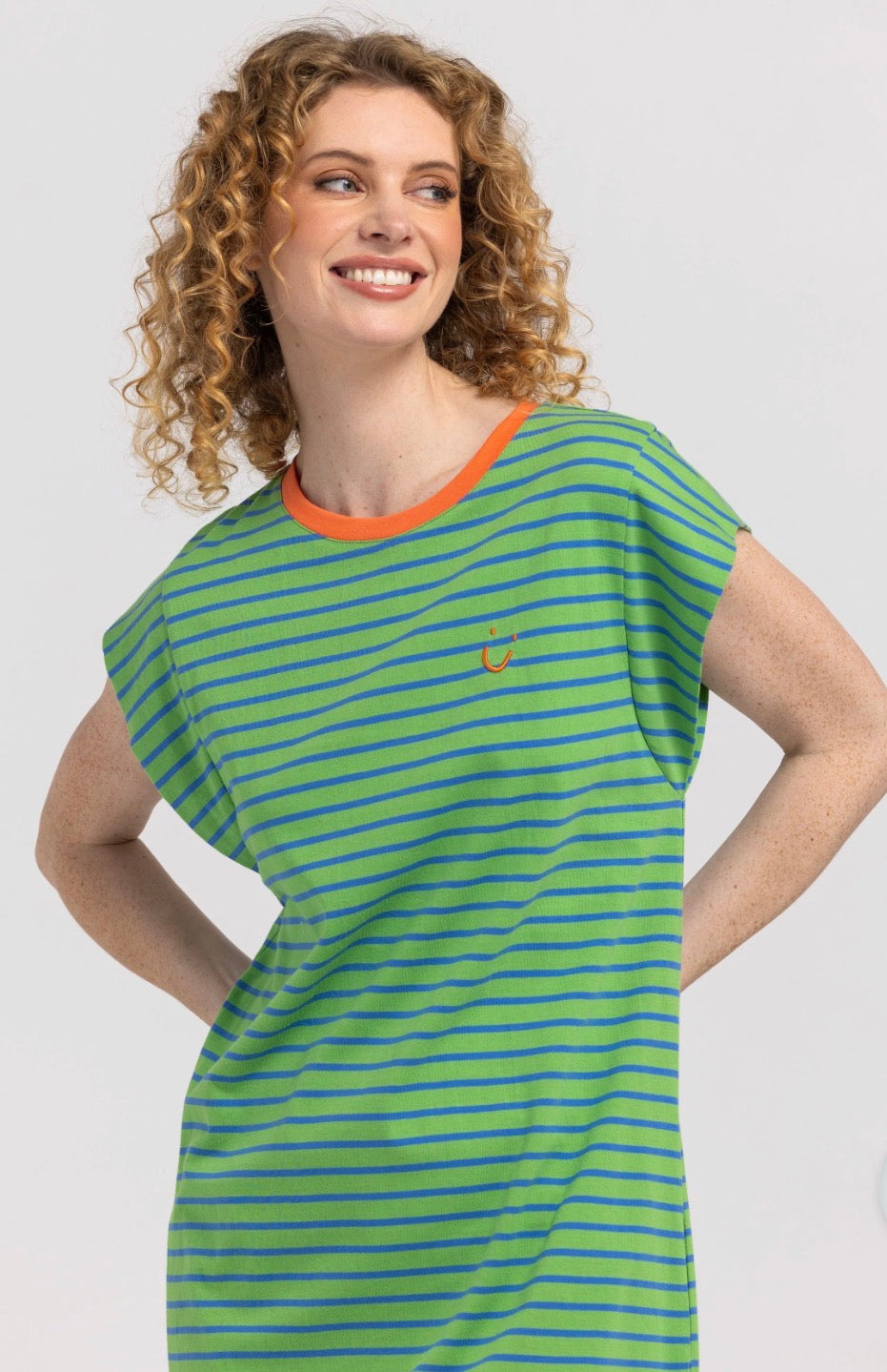 Bellissimo T-Shirt Dress - Honeydew
