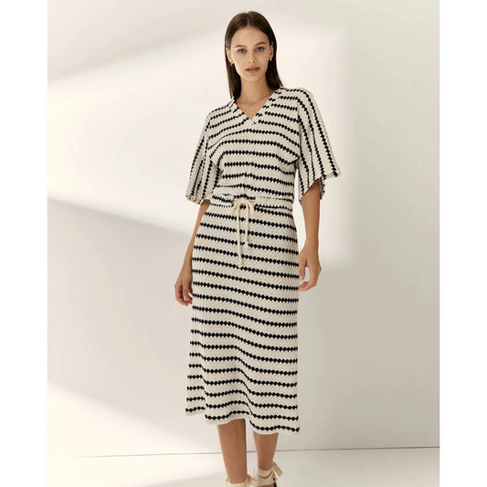 Paz Torras Jacquard Dress