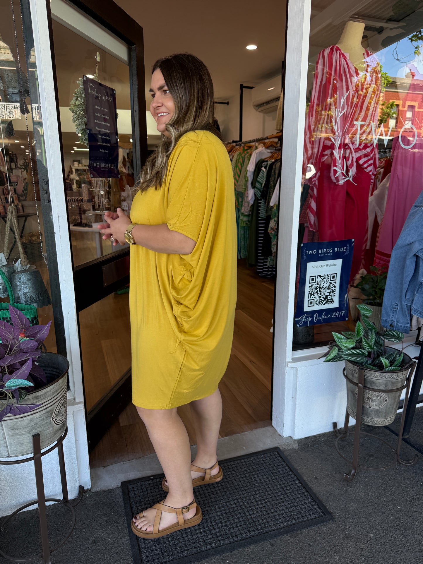 Miracle Dress- Mustard