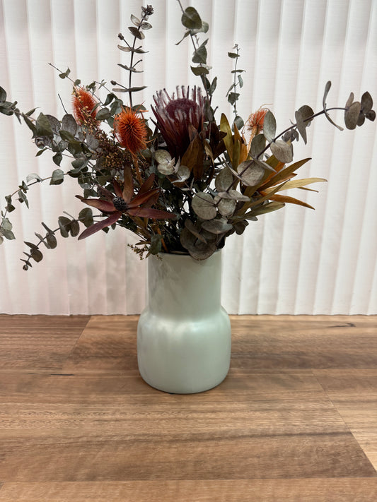 Cermaic Freya Vase - Sage Green