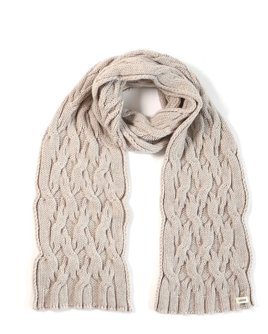 Mabel Merino Wool Scarf - Mushroom