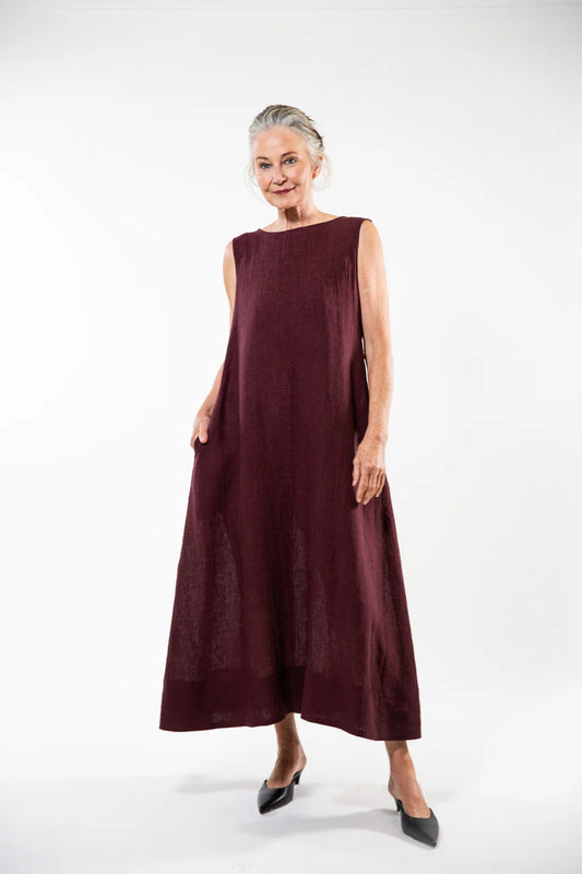Albert Dress - Merlot