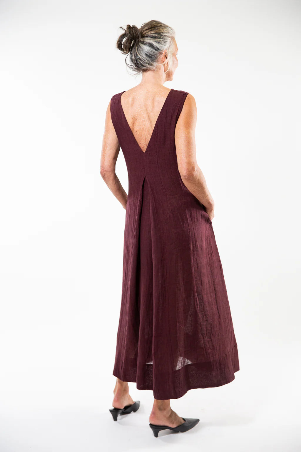 Albert Dress - Merlot