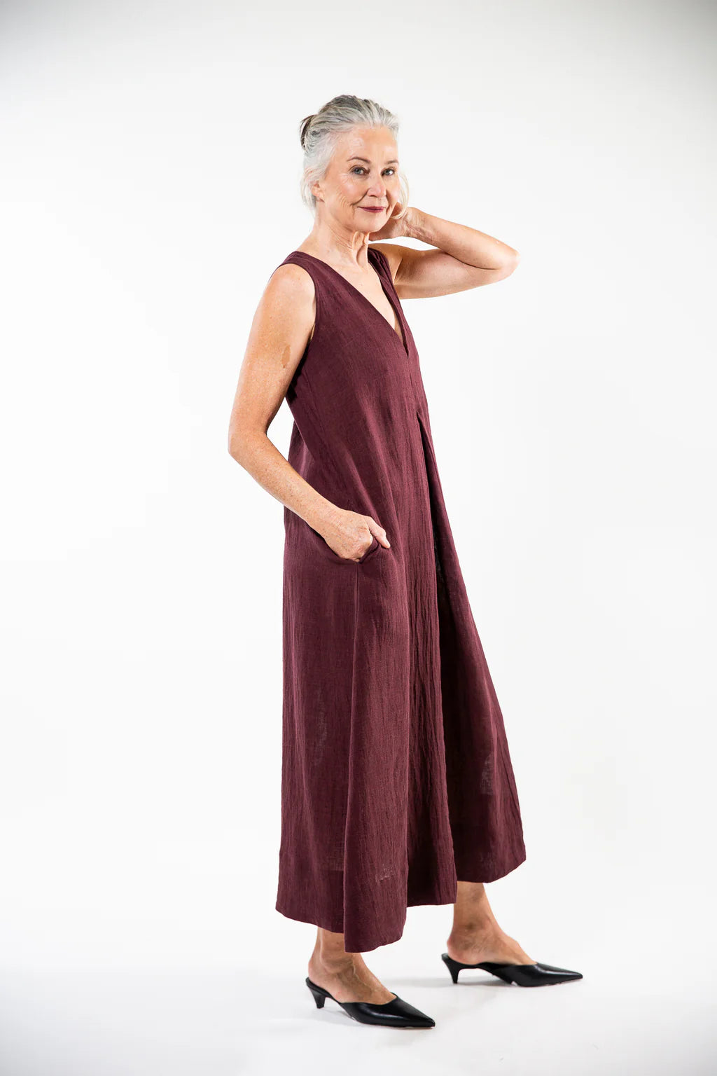 Albert Dress - Merlot