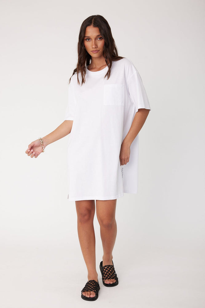 Alexandra Trello Dress - White