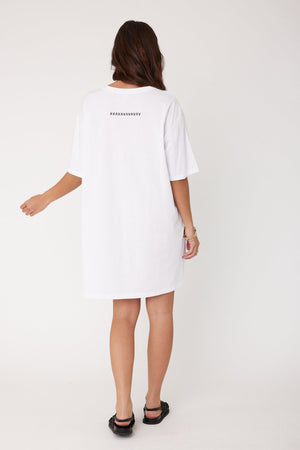 Alexandra Trello Dress - White