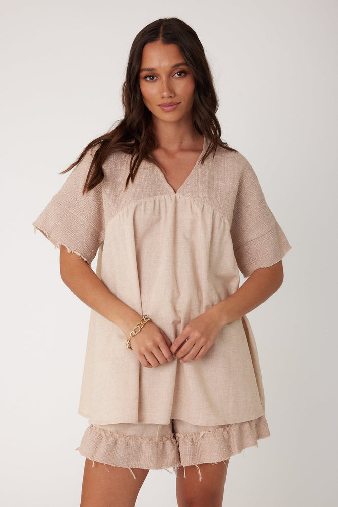 Alexandra Cindy Top - Beige