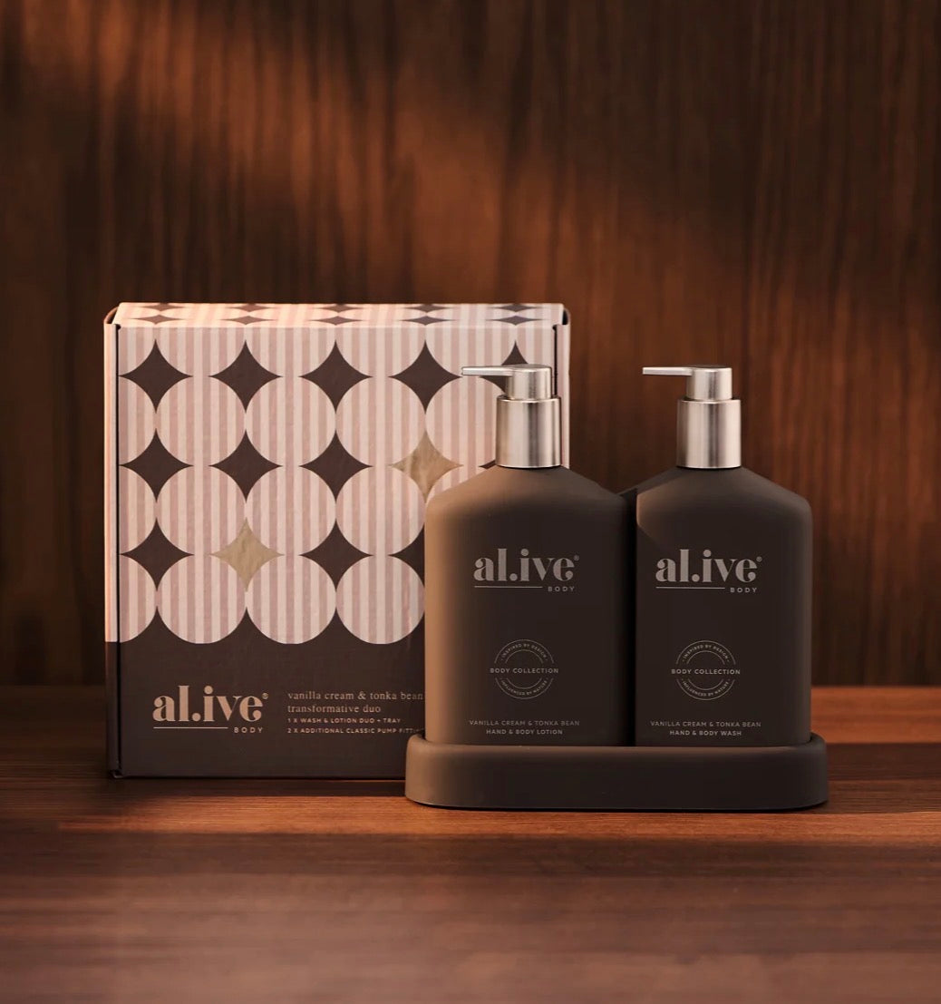 Al.ive Body Christmas Duo - Vanilla Cream & Tonka Bean