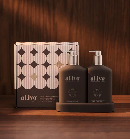 Al.ive Body Christmas Duo - Vanilla Cream & Tonka Bean