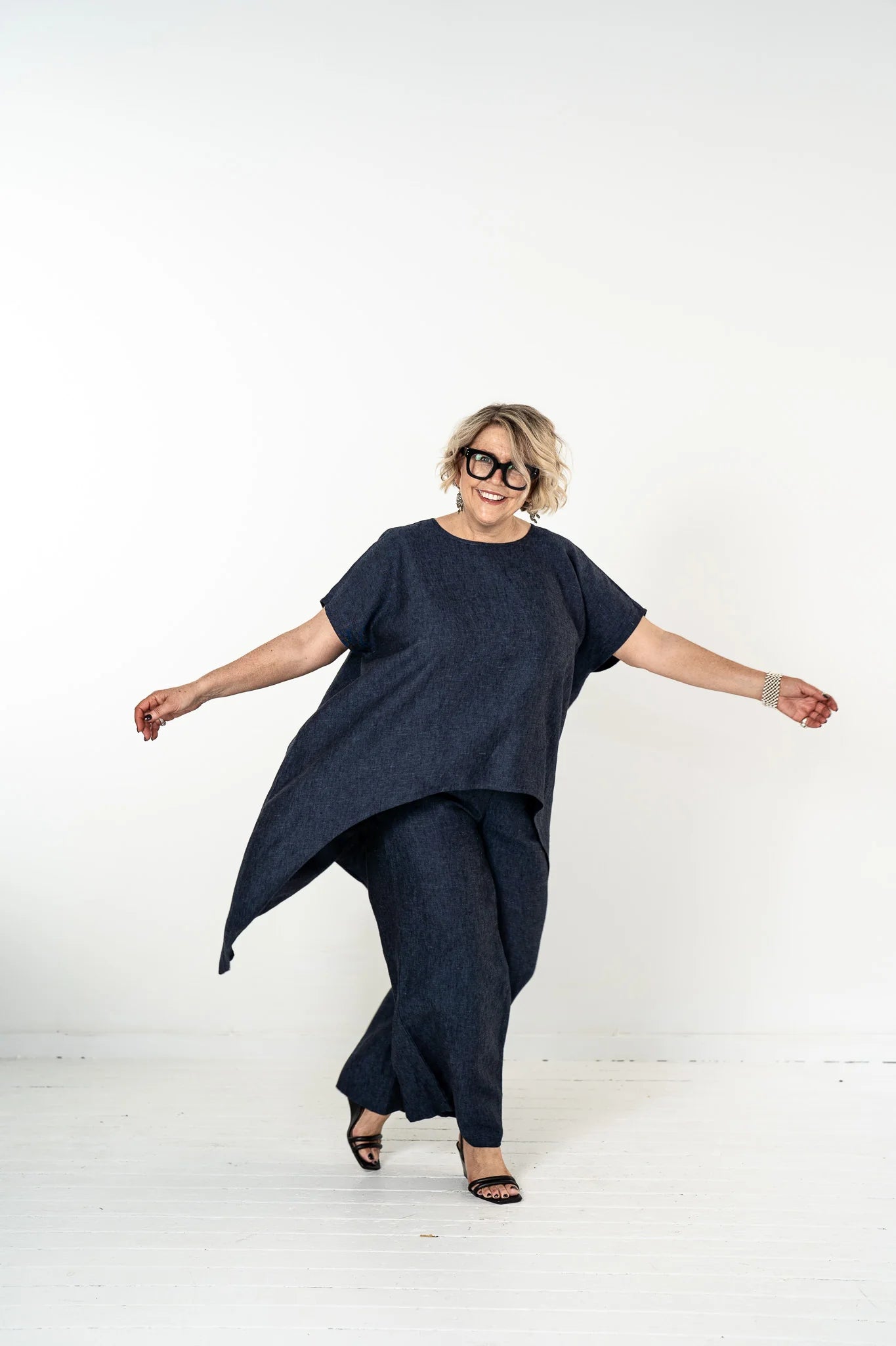 Aurora Top - Navy