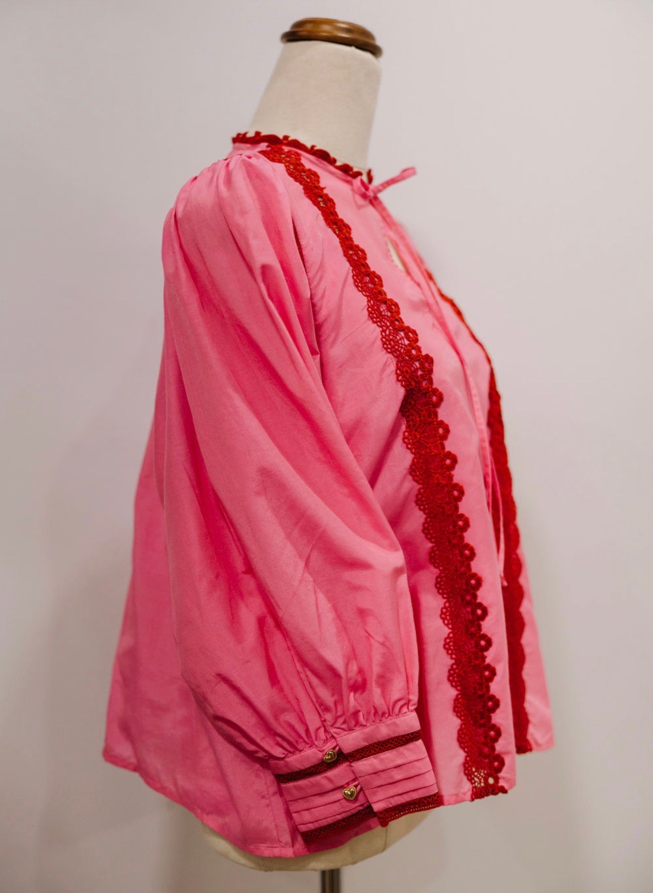 Emily Love Lock Anya Blouse Thrift Pink