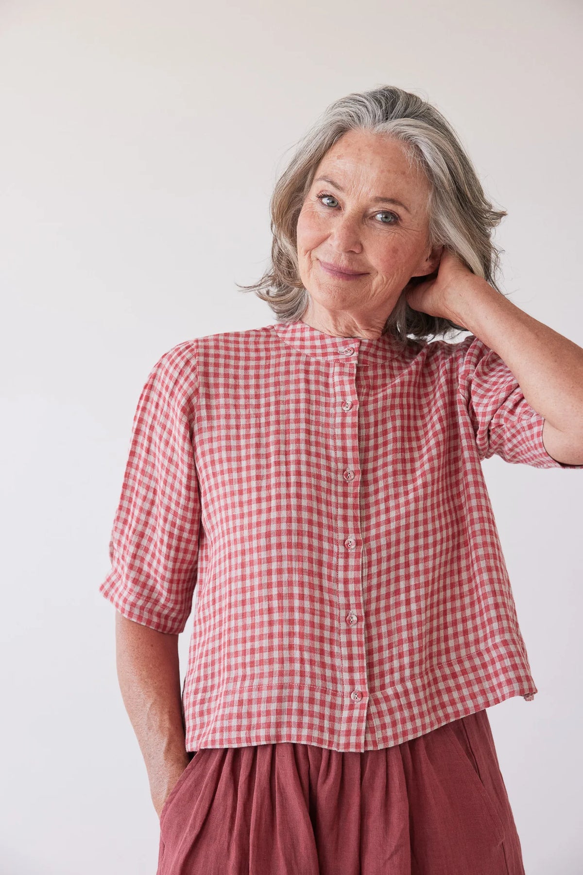 Eva’s Sunday - Loretta Reversible Top / Sienna Gingham