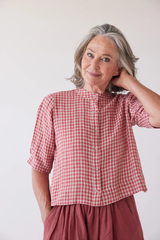 Eva’s Sunday - Loretta Reversible Top / Sienna Gingham
