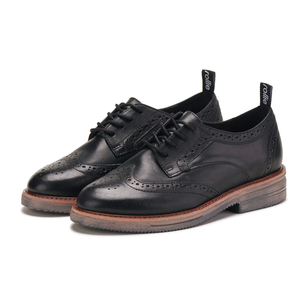 Rollie Nation Brogue Rise Vintage Black