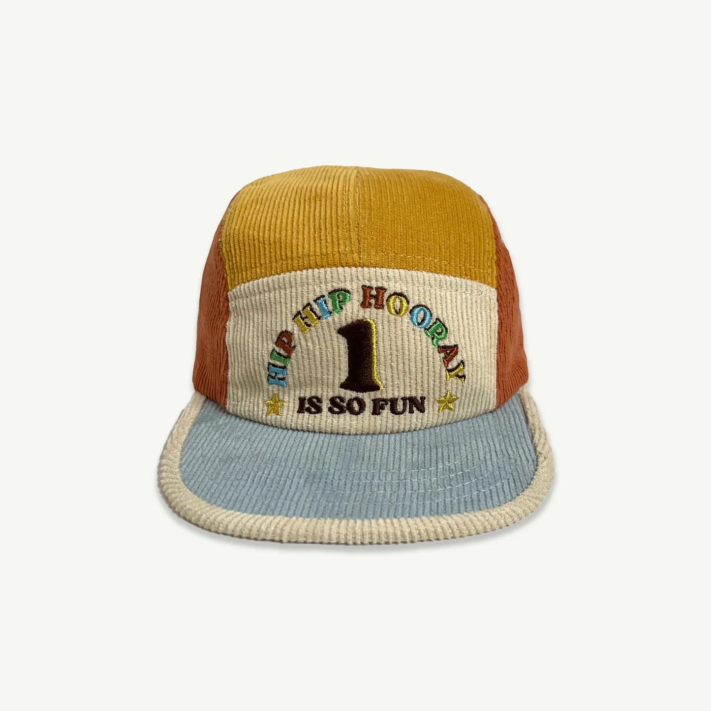 1st birthday Cap- Primary Spliced