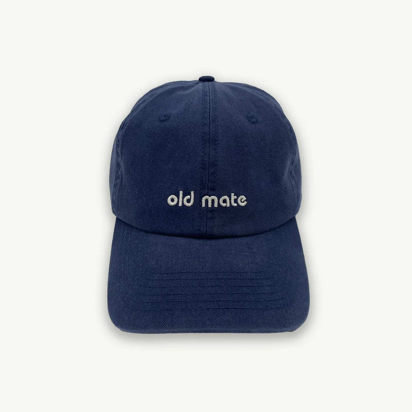 Old Mate Kids Washed Cap- Navy