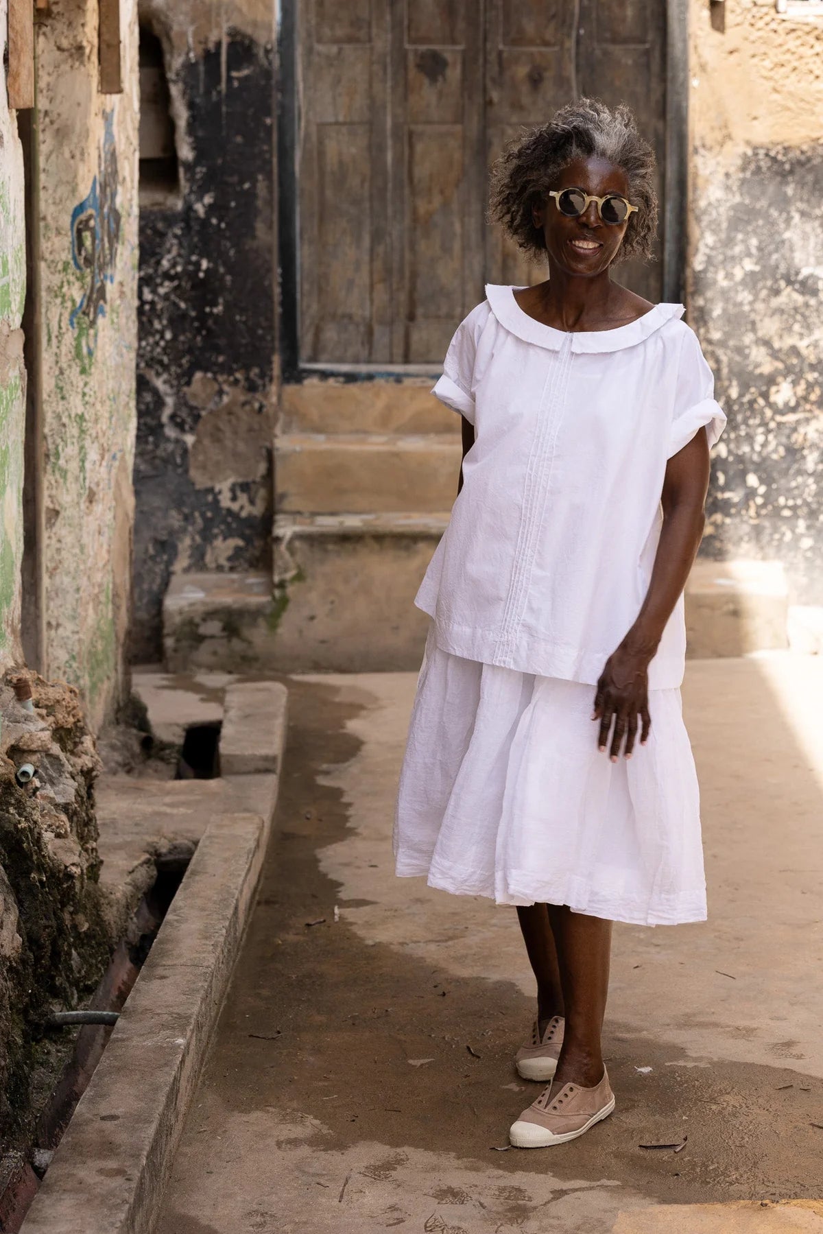 Mia Top- Cotton Poplin