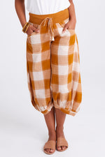 Guru Pant - Ginger Check