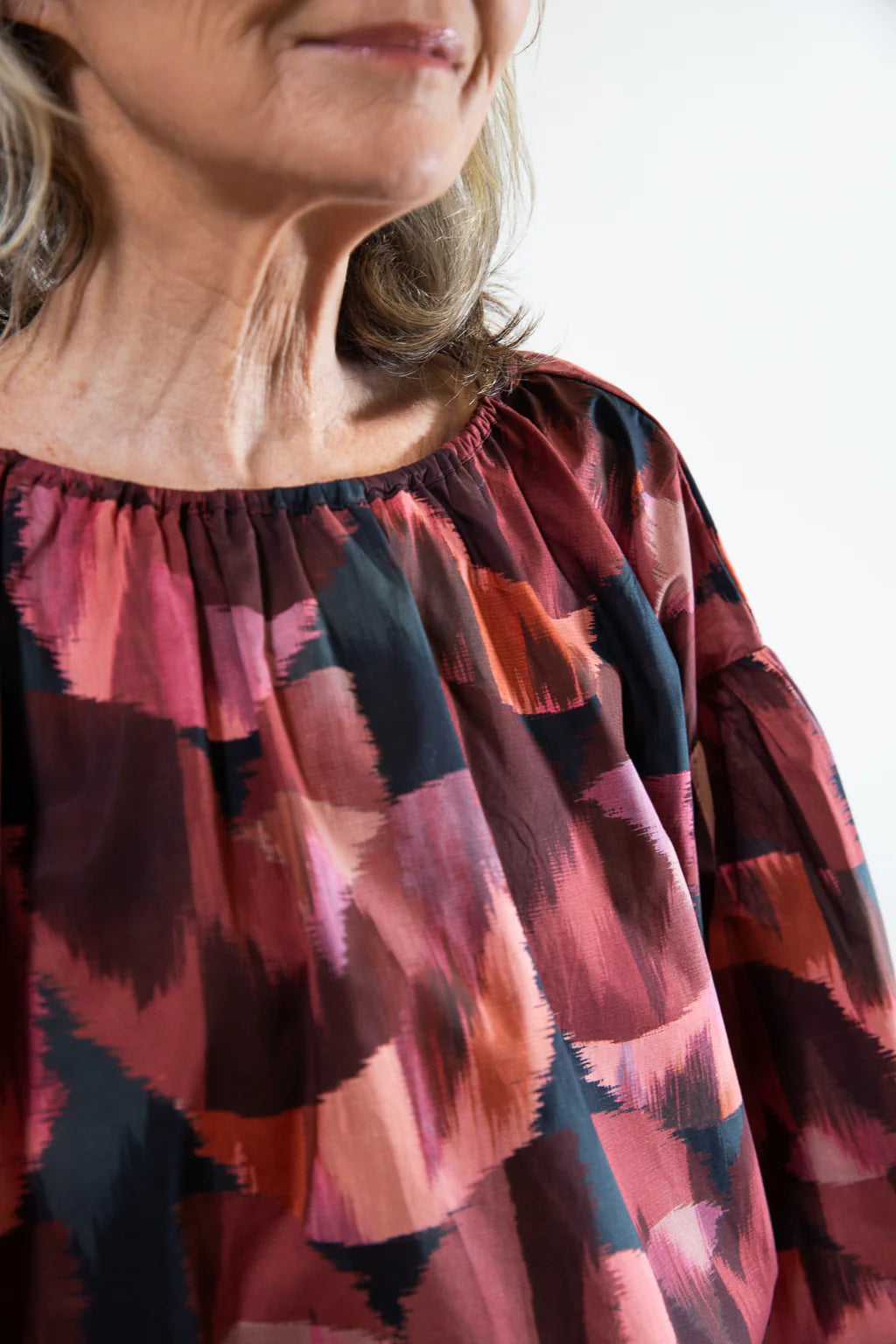 Beatrice Top - Ikat Tulip