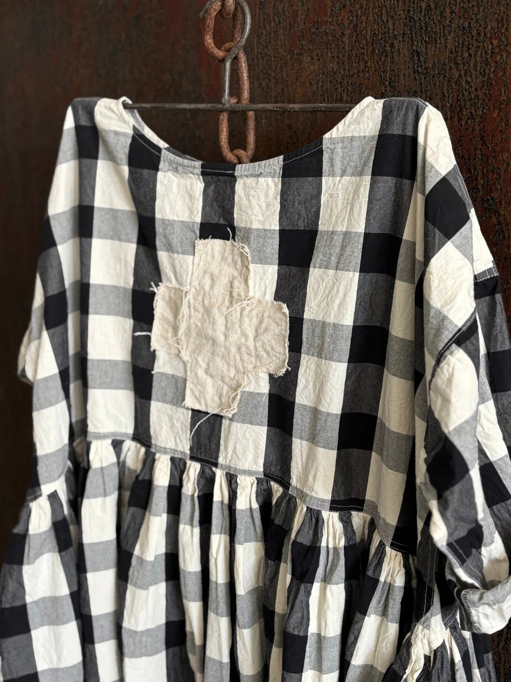 Billy Dress / Swiss Cross - Monochrome Check